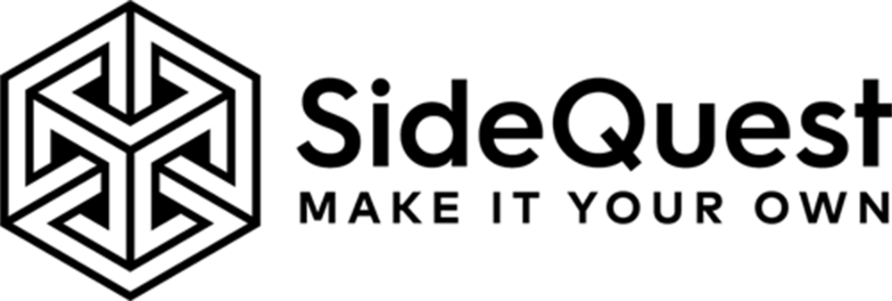 Side quest logo black